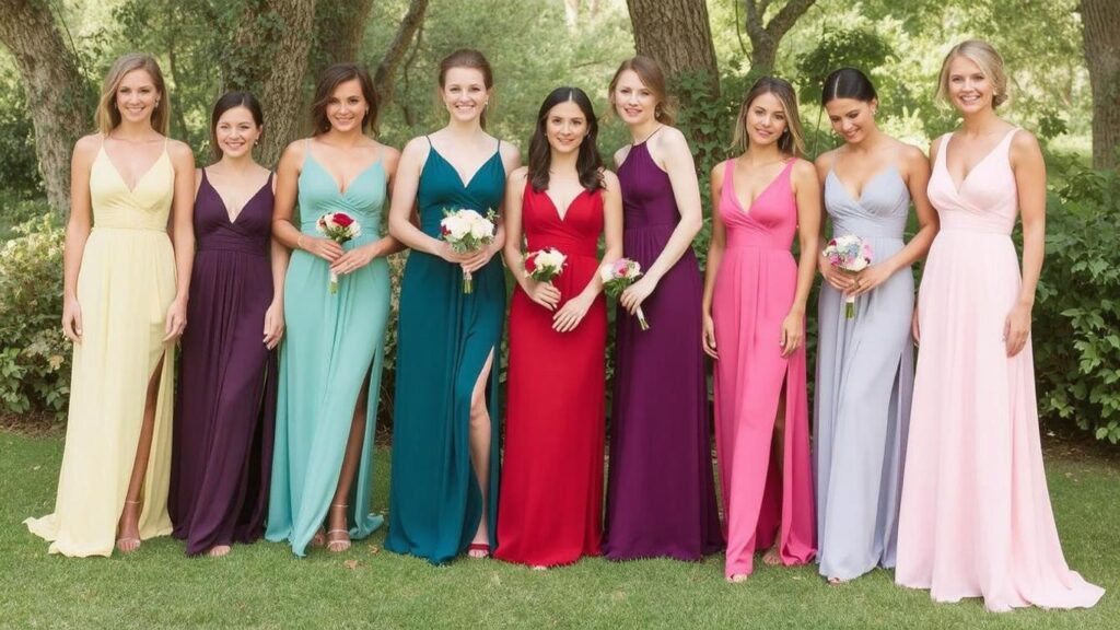 Bridesmaid Dresses in 50 Stunning Colors