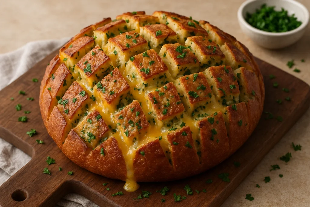 Cheesy Garlic Crack Bread That Steals the Show