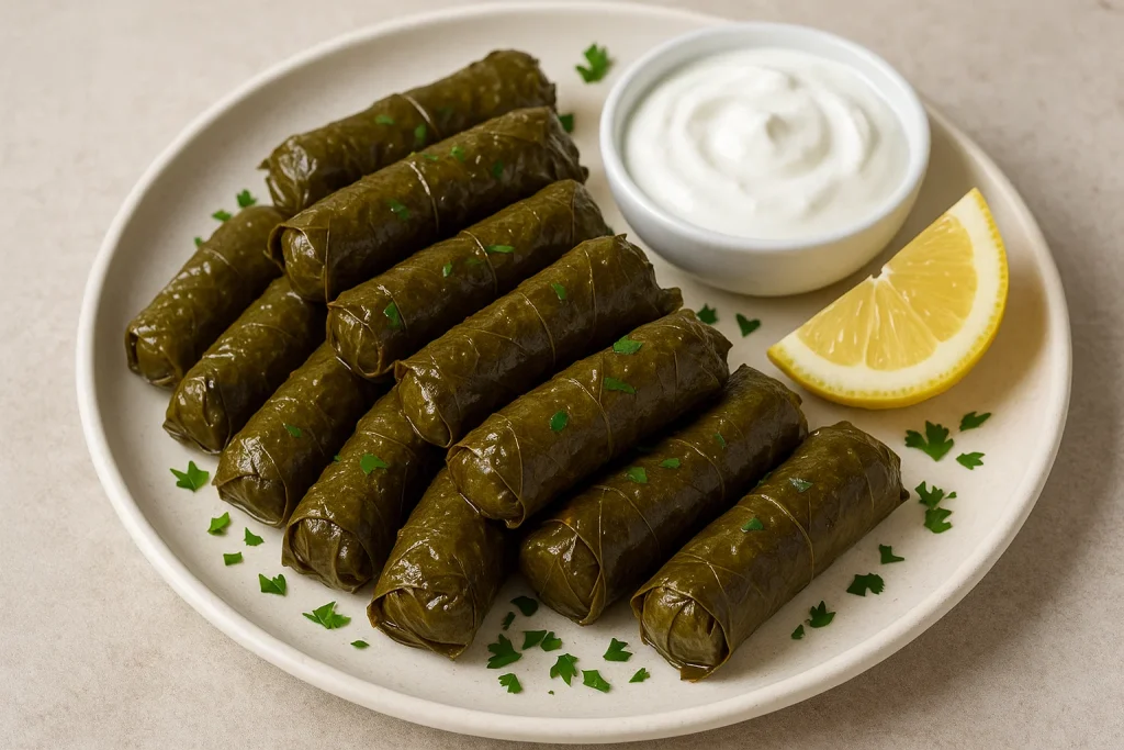 Classic Turkish Stuffed Grape Leaves Recipe (Yaprak Sarma)