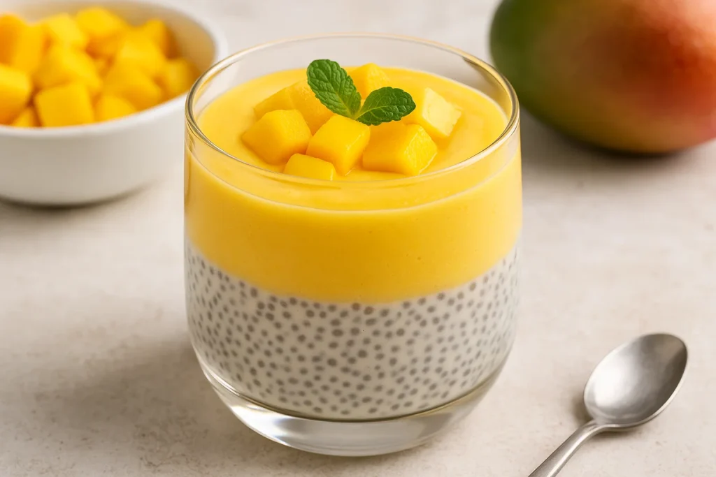 Creamy Mango Chia Pudding for a Healthy Dessert