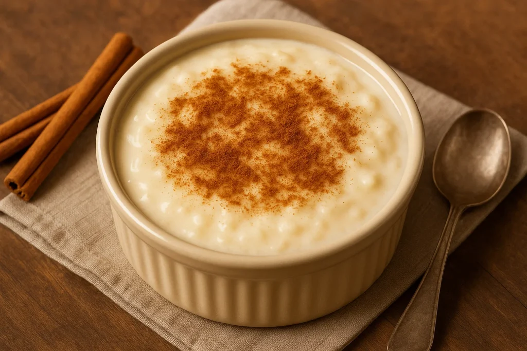 Creamy Turkish Rice Pudding with Cinnamon