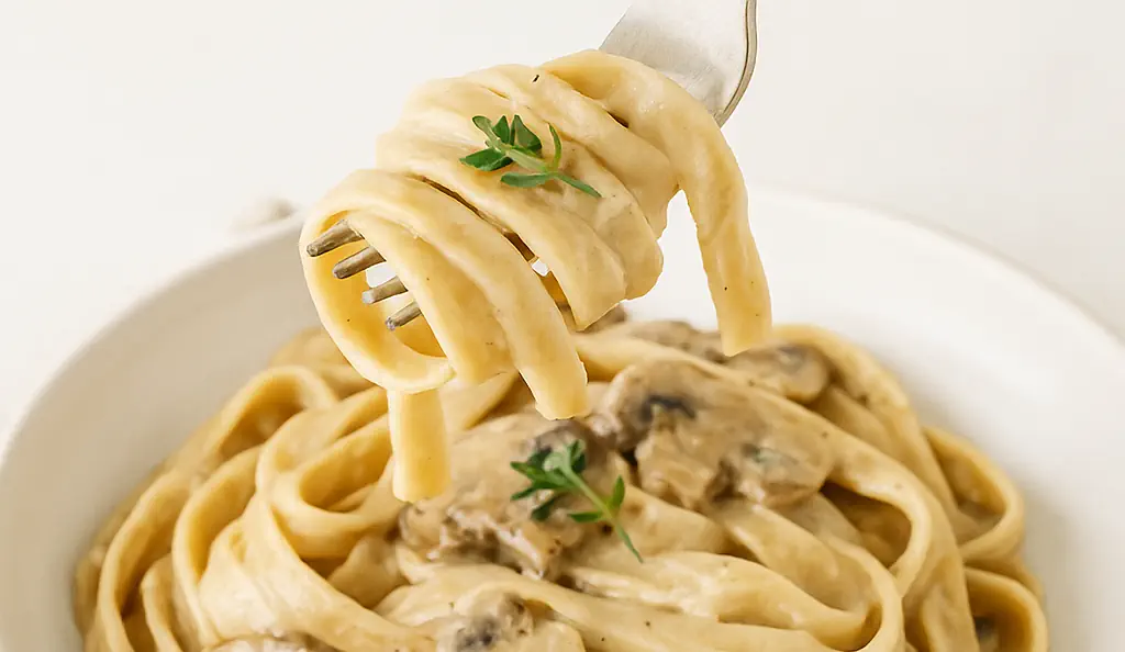 Creamy Vegan Mushroom Pasta