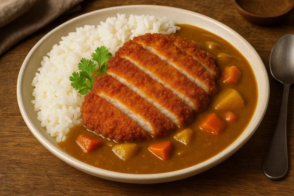 Crispy Chicken Katsu with Curry Rice Delight