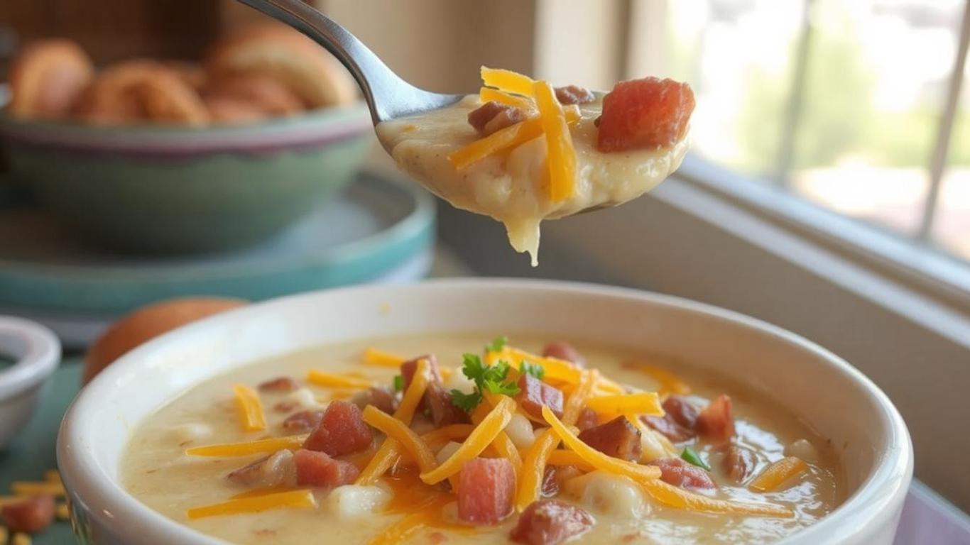Delicious Disneyland-Inspired Loaded Baked Potato Soup Recipe