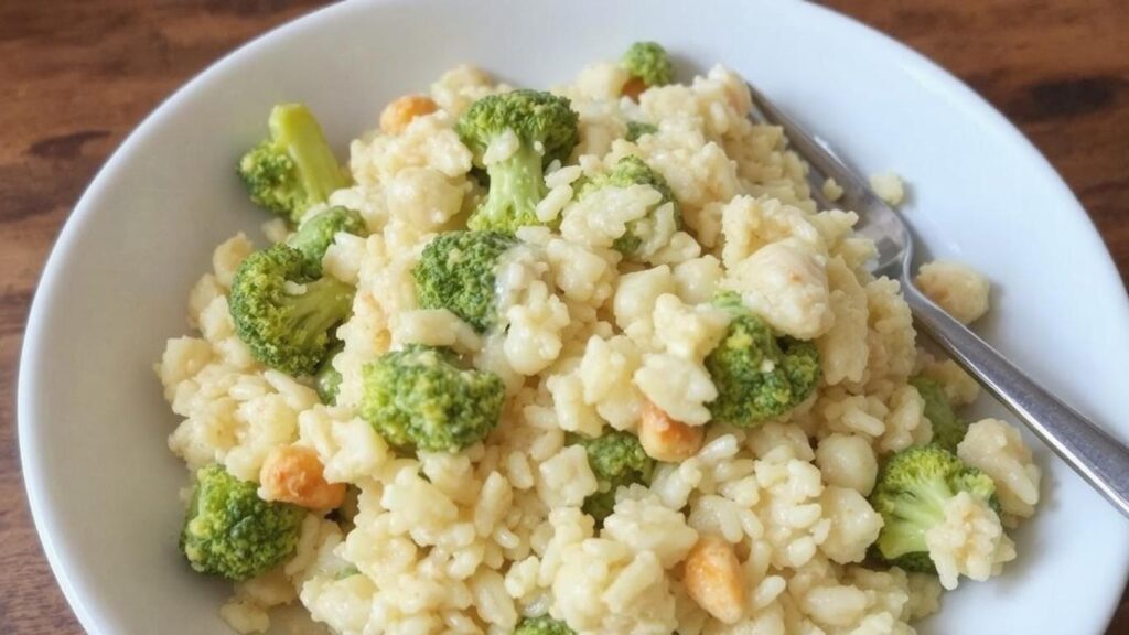 Easy Cheesy Chicken Broccoli & Rice Casserole Recipe