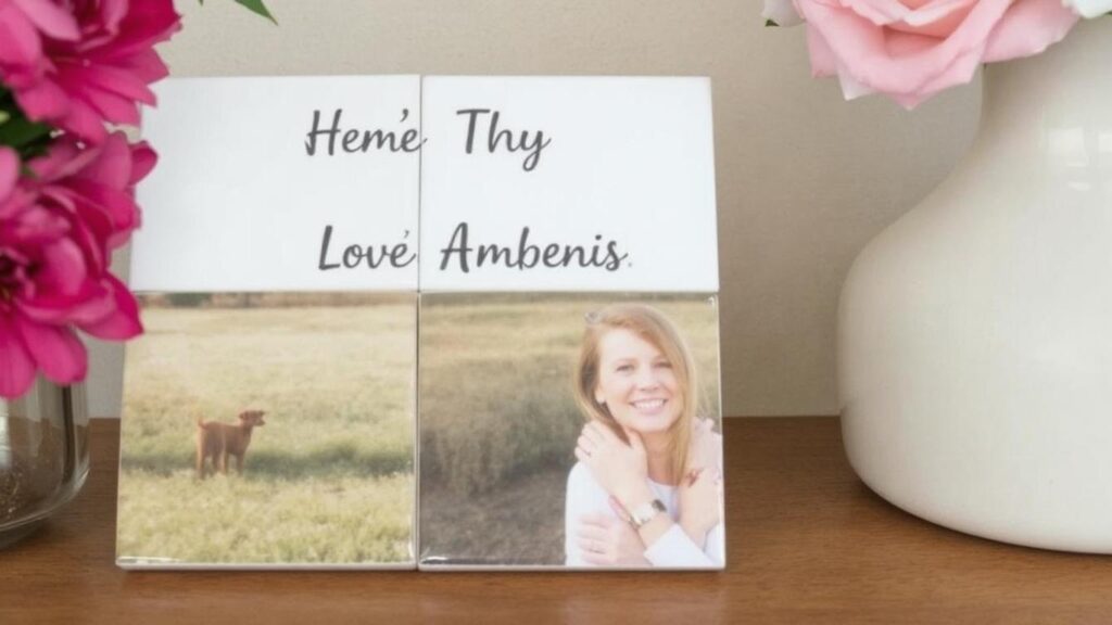 Easy DIY Mother’s Day Photo Tile Gift She’ll Love
