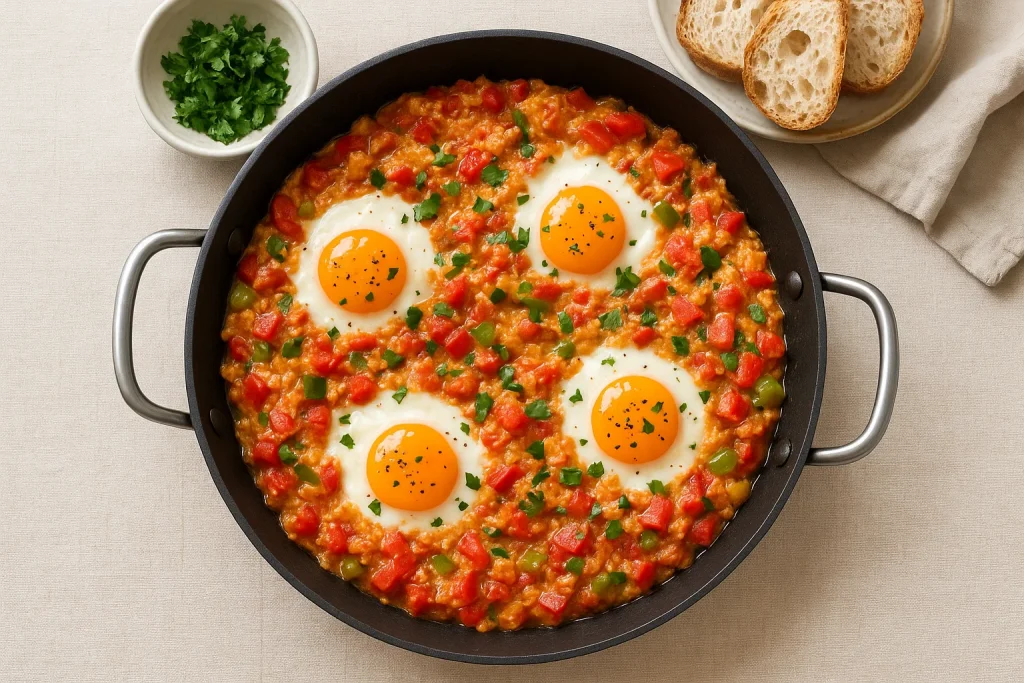 Easy Turkish Menemen for a Quick Breakfast