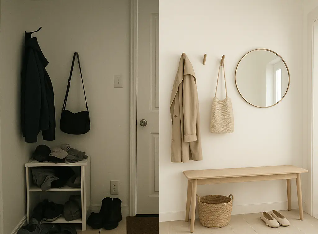 Minimalist Entryway Makeover