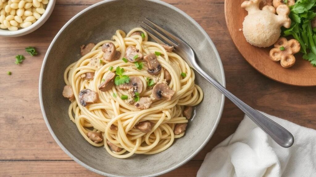 Mushroom Stroganoff Pasta in Under 30 Minutes