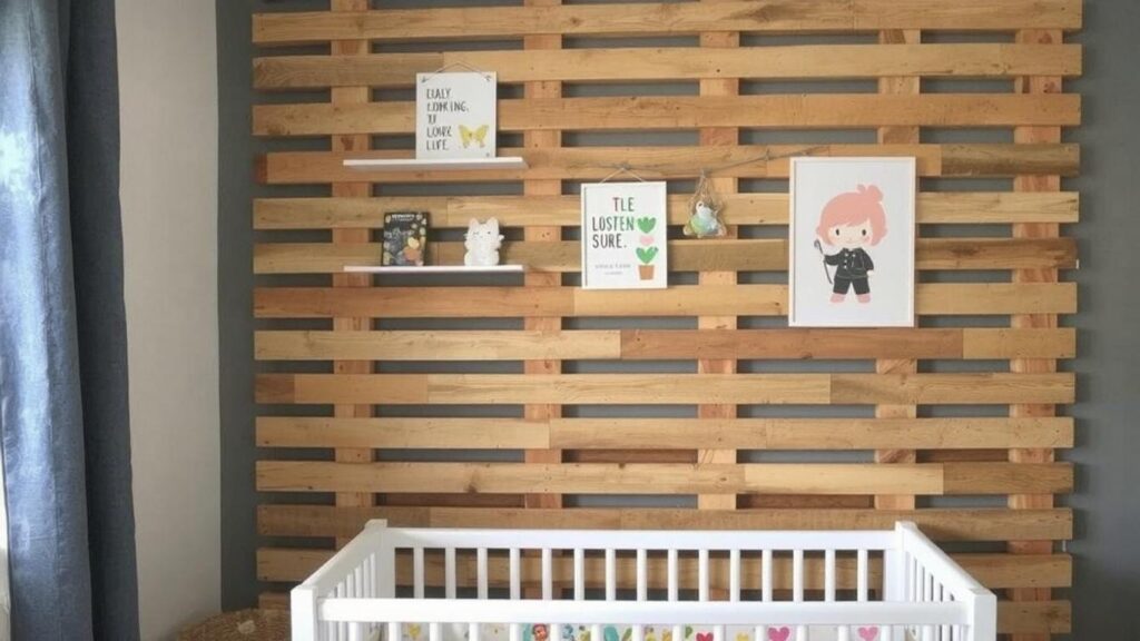 Project Nursery: How to Make a Pallet Wall