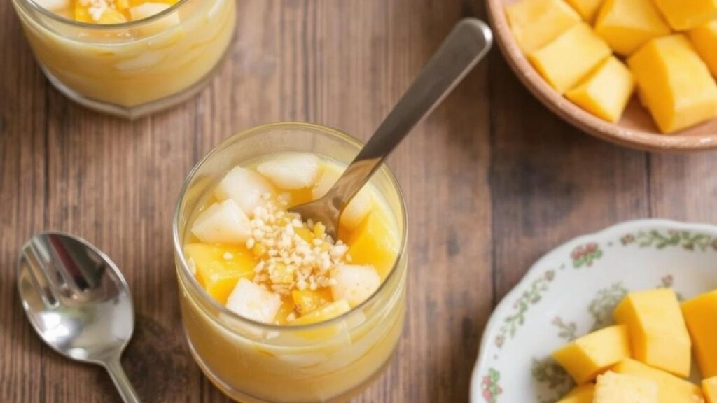 Refreshing Thai Mango Sticky Rice Dessert
