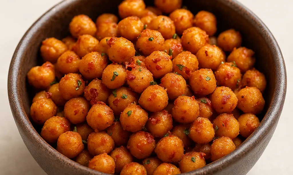 Spicy Roasted Chickpeas