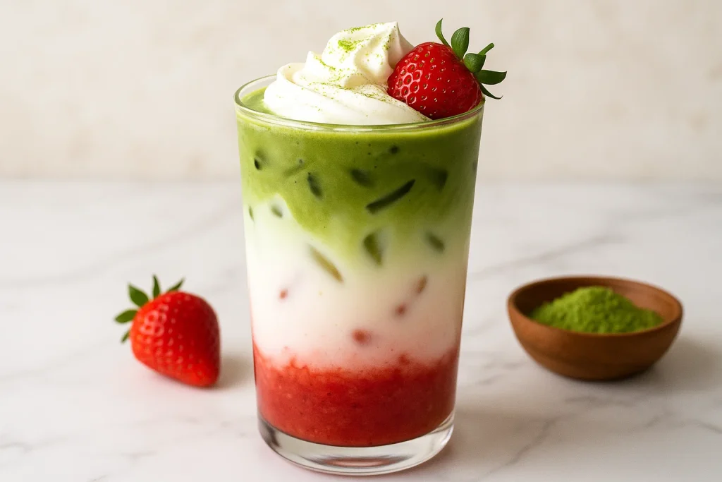 Strawberry Matcha Latte Recipe You’ll Crave Daily