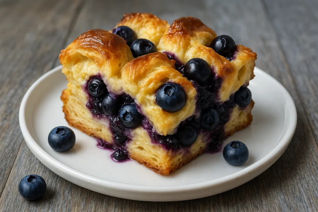 Blueberry Croissant Puff – Soft, Sweet & Irresistible