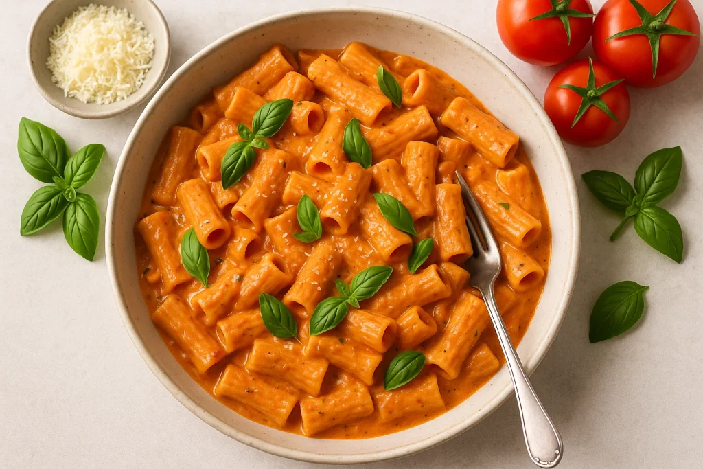 Creamy Tomato Basil Pasta in 20 Minutes