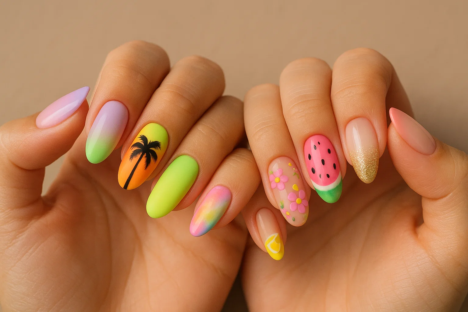 cute-trendy-summer-nail-ideas