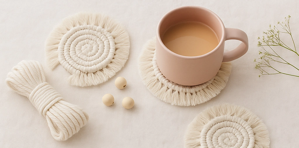 DIY Macrame Coasters for a Cozy Handmade Touch