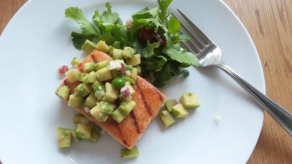 Grilled Salmon with Avocado Salsa – Fresh, Easy & Healthy