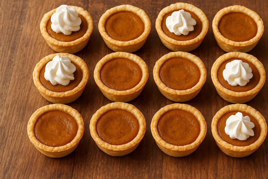 Mini Pumpkin Pies – Perfect for Parties & Little Hands