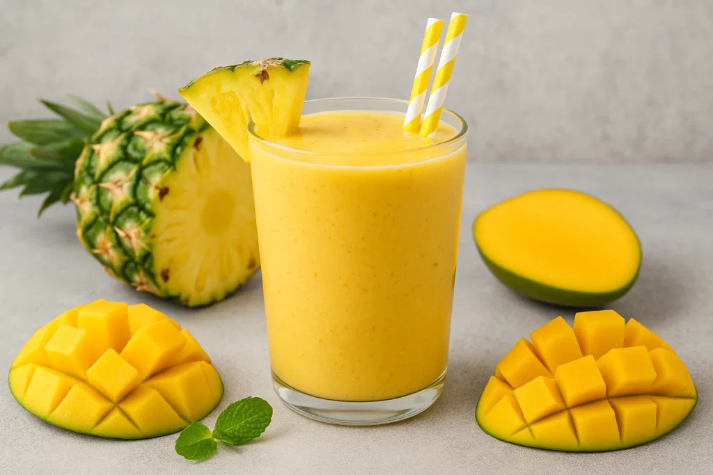 Refreshing Pineapple Mango Smoothie Recipe