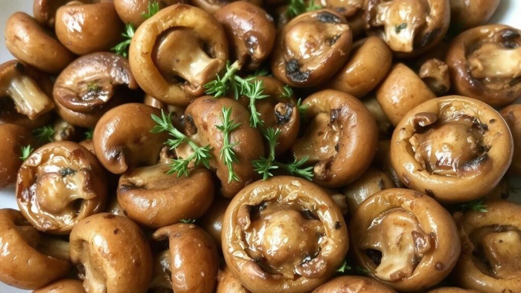 Roasted Mushrooms with Garlic & Thyme – Rich, Earthy & Easy