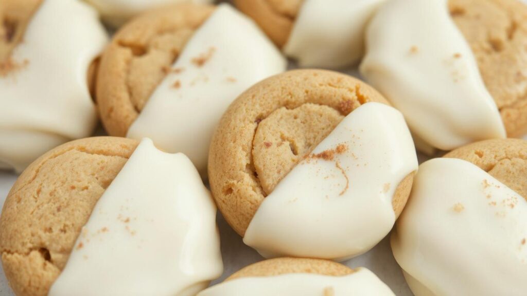 White Chocolate Dipped Ginger Cookies – Soft, Spiced & Sweet