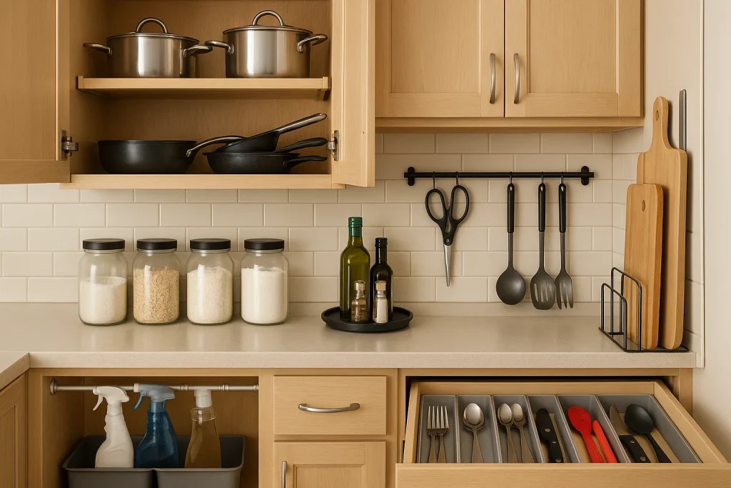 7 Clever Hacks to Organize Your Kitchen
