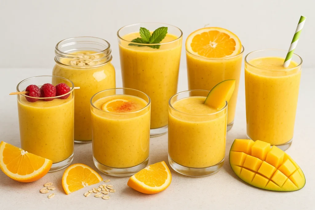 7 Immune-Boosting Mango Orange Smoothie Ideas