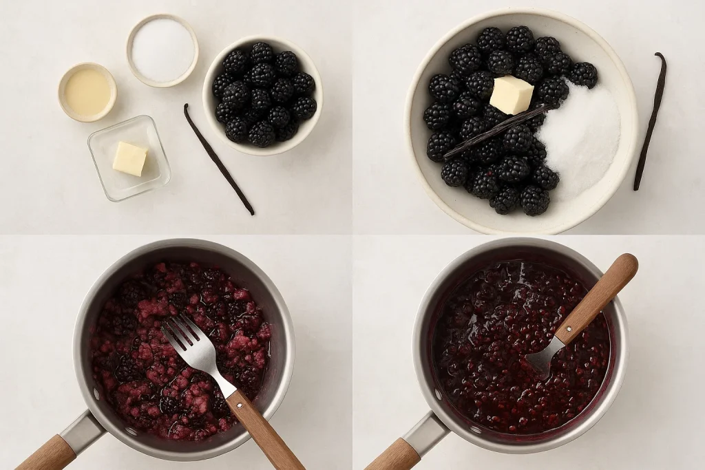 Blackberry Vanilla Jam Recipe