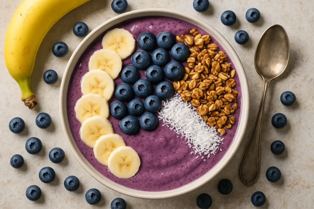Blueberry Banana Smoothie Bowl