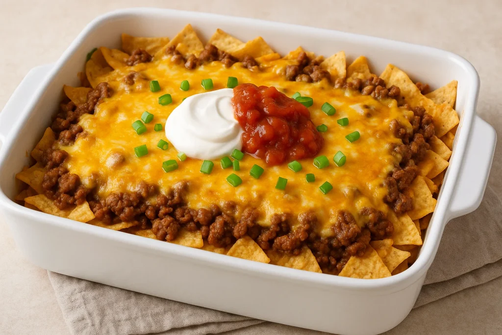 Cheesy Taco Casserole Bake