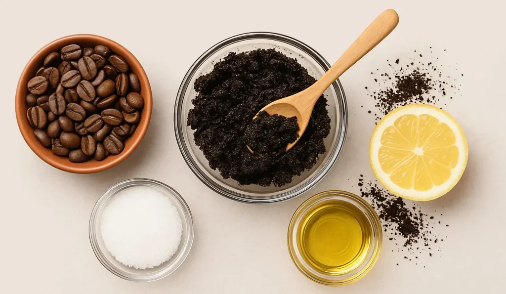 DIY Coffee Scrub for Glowing Skin