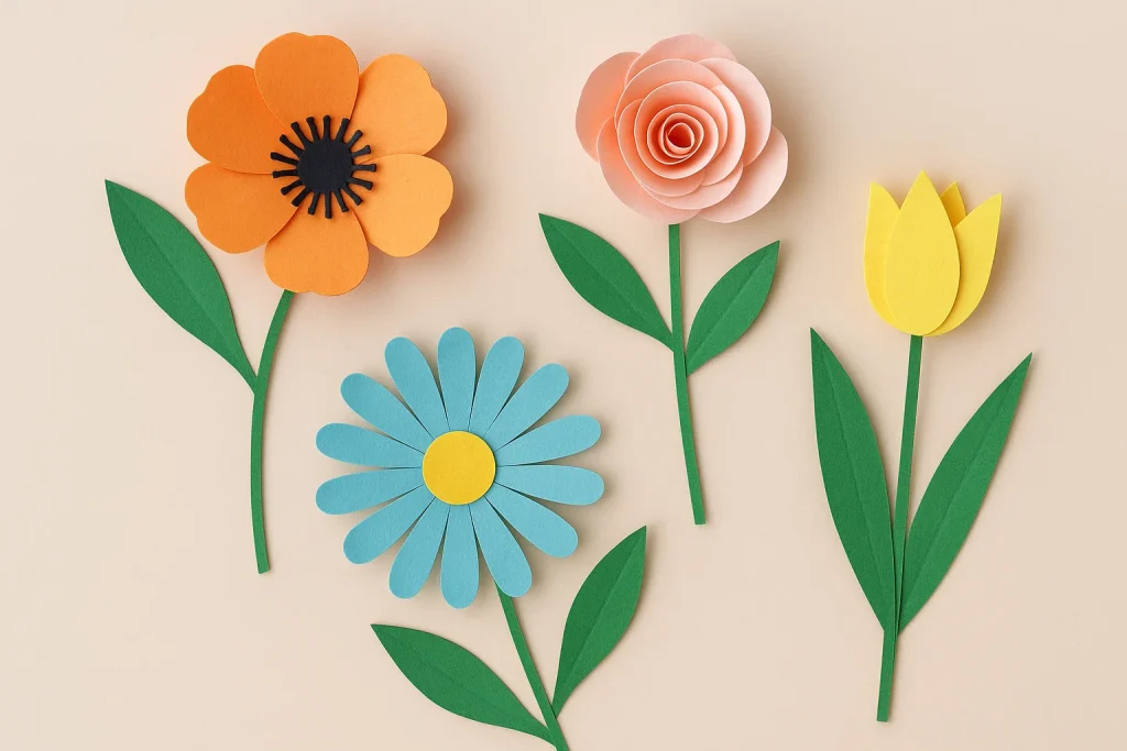 Easy Handmade Paper Flower Ideas