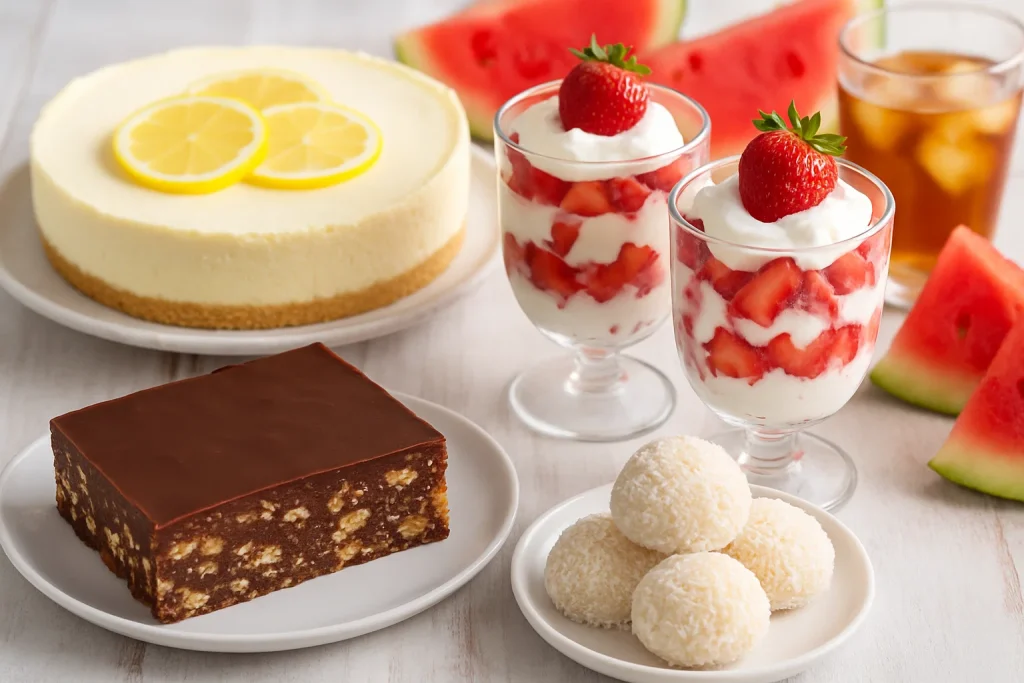 Easy No-Bake Desserts for Summer Parties