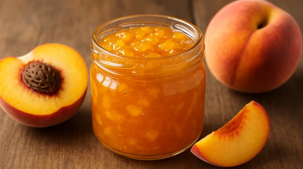 Easy Peach Jam Without Pectin
