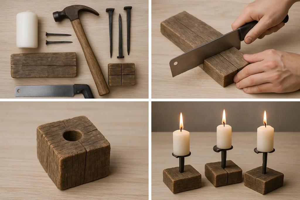 How to Make Medieval Candle Holders