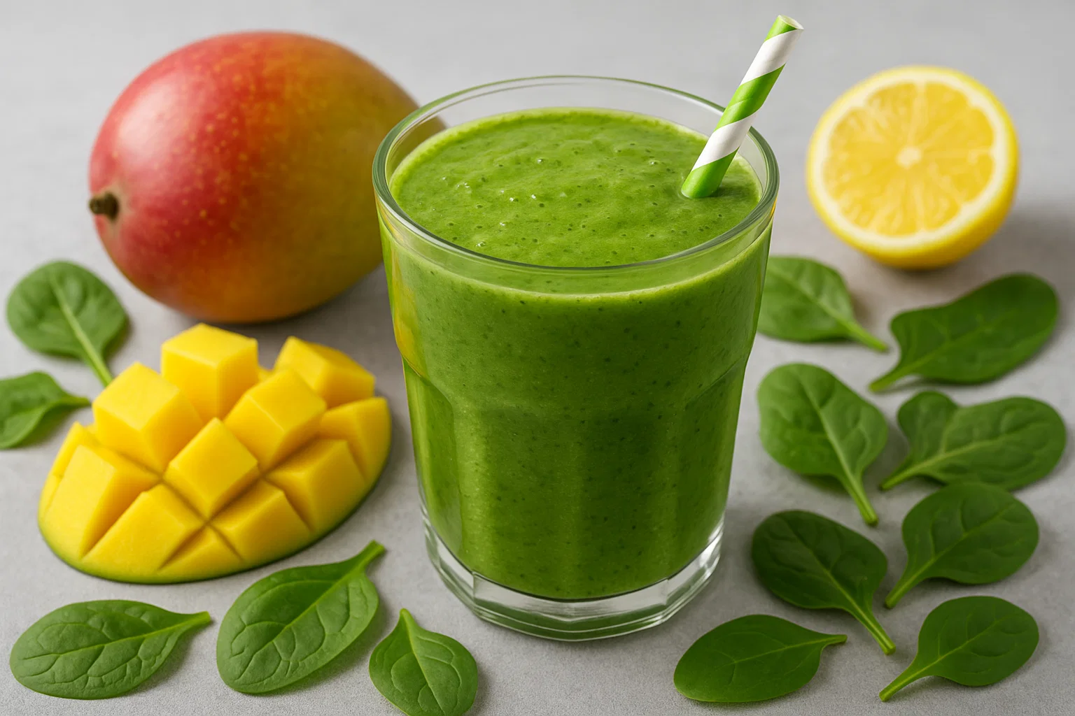Mango Spinach Smoothie Detox
