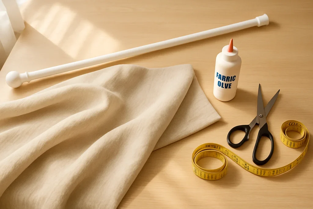 How to Make a No-Sew Curtain Panel