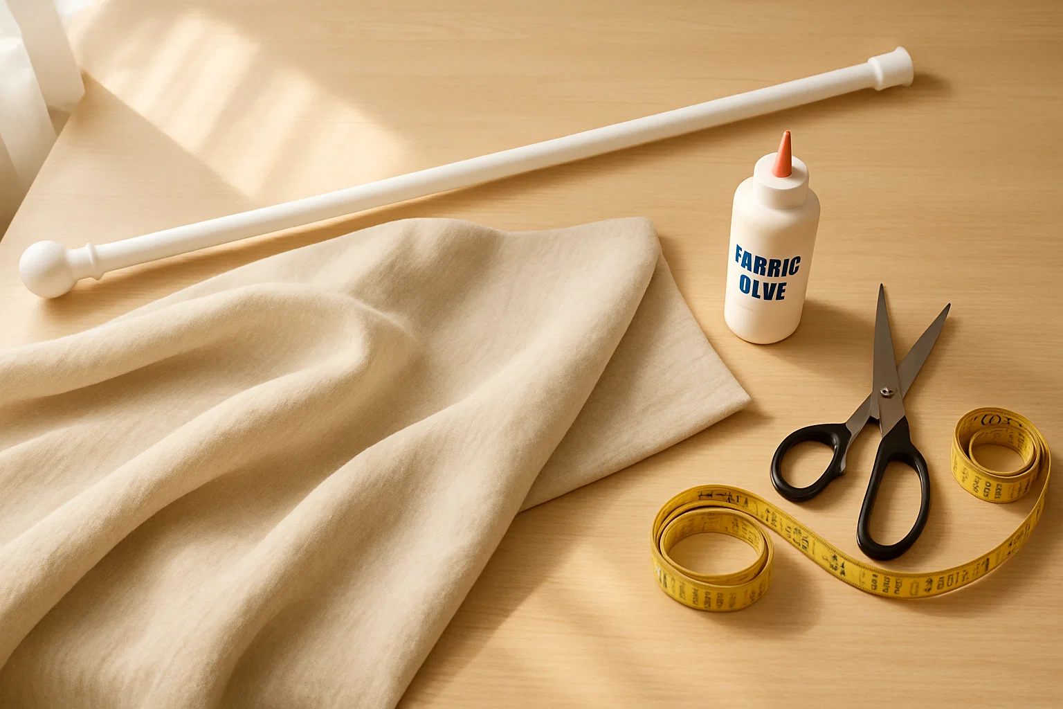 No-Sew Curtain Panels