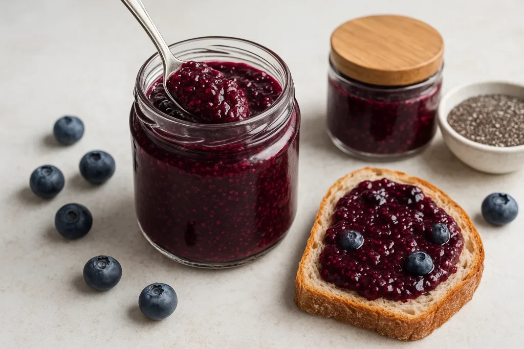Quick Blueberry Chia Jam