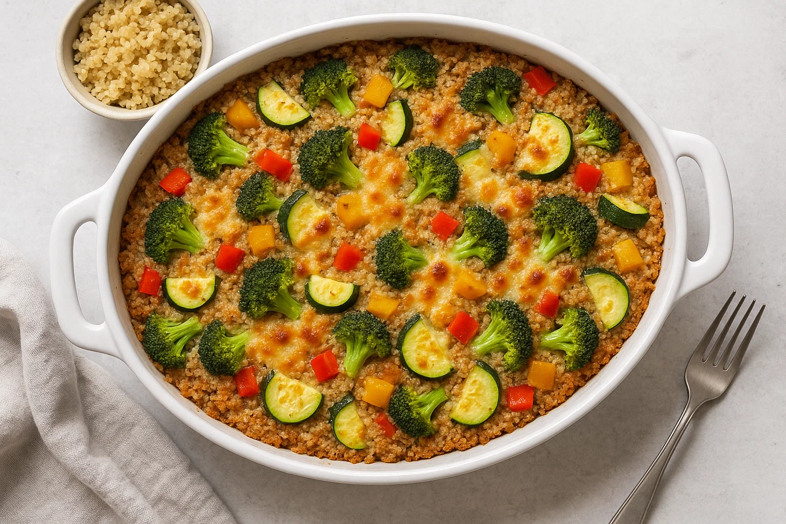 Quinoa Veggie Casserole Bake