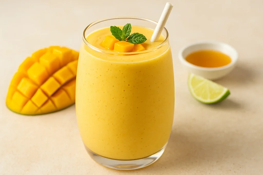 Refreshing Mango Smoothie in 5 Minutes