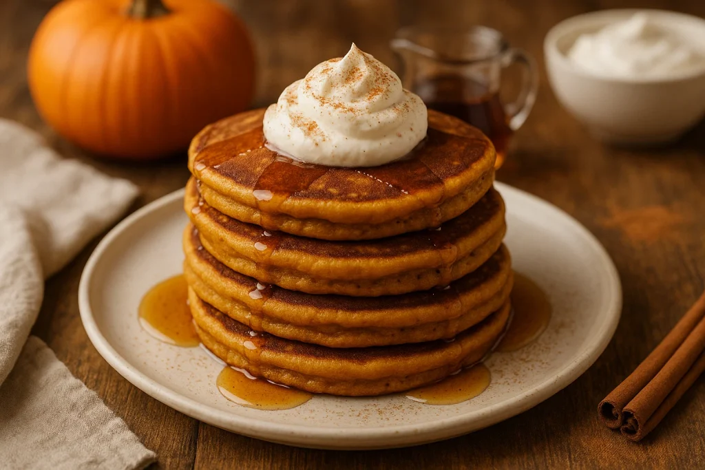 Fluffy Pumpkin Pancakes