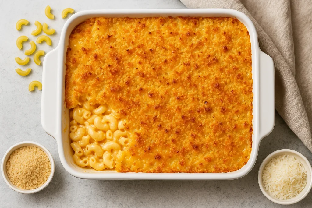 Cheesy Baked Mac and Cheese