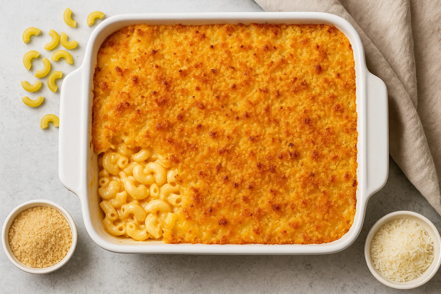 Cheesy Baked Mac and Cheese