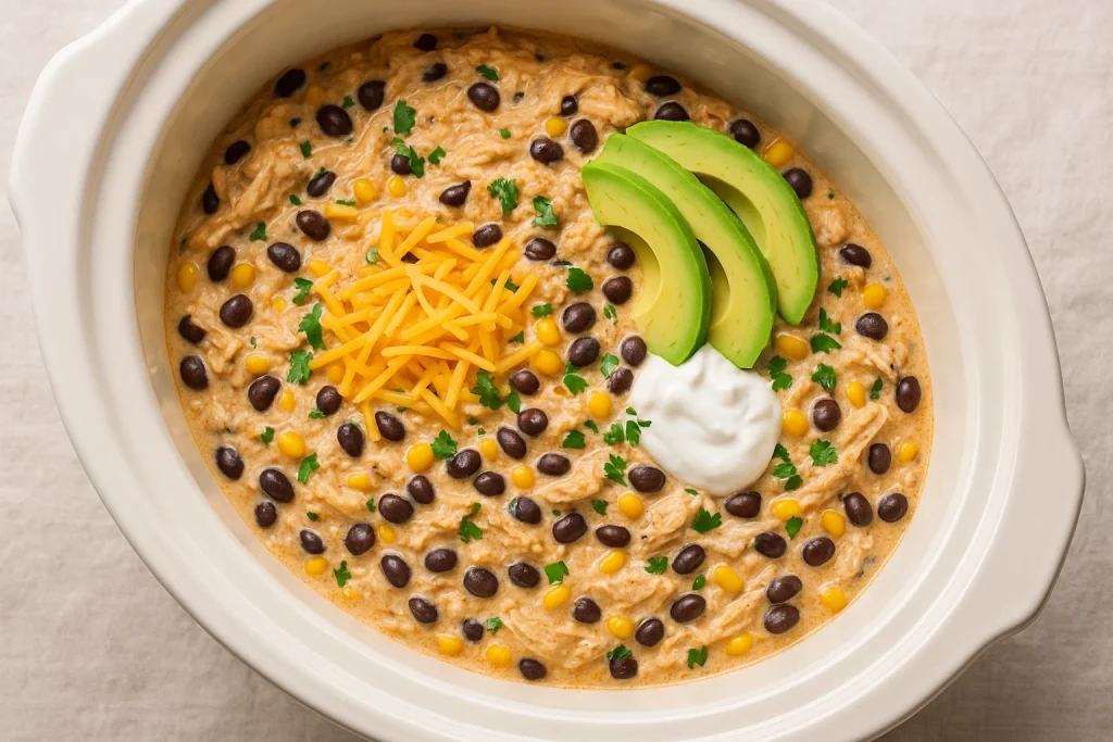 Creamy Slow Cooker Southwest Chicken