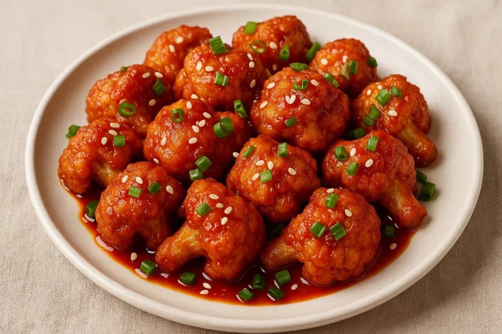Crispy Korean Fried Cauliflower