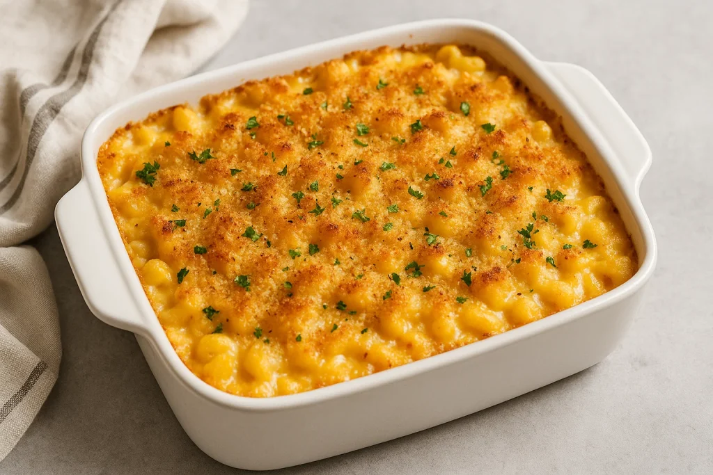 Easy Baked Mac and Cheese