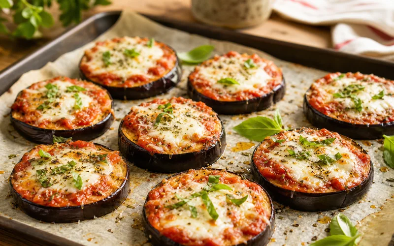 eggplant pizza bites featured