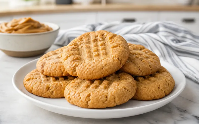 3-Ingredient Keto Peanut Butter Cookies